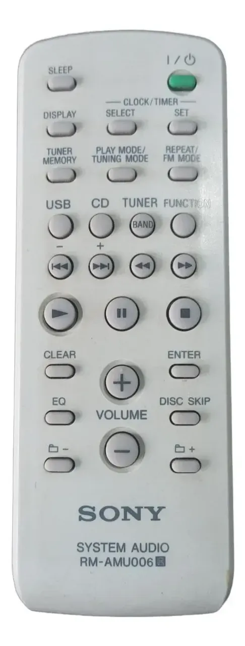 Controle Remoto Sony Rm-amu006 Zux9 Gtx66 Gtx77 Gt22 Gt44 # Av