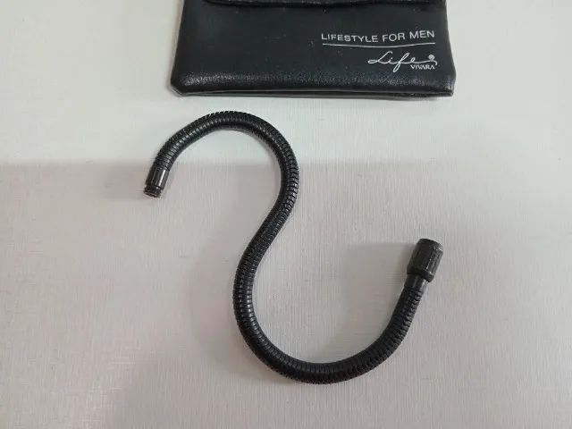 Pulseira Vivara - Aço Preto - 23cm - Foto 2
