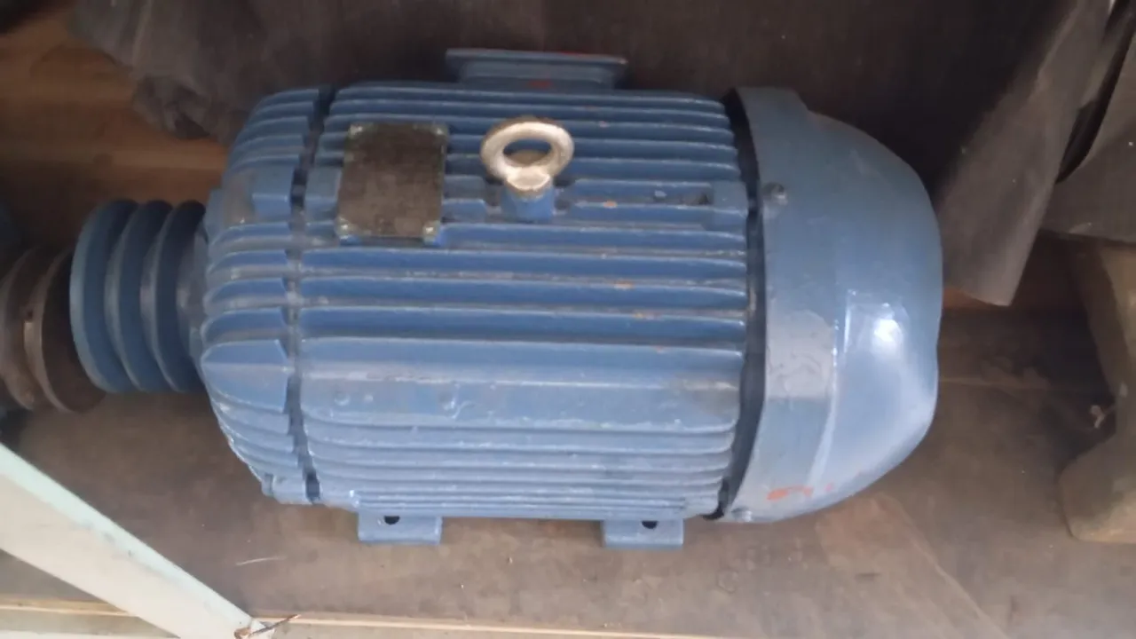 Motor Elétrico Industrial Azul - Ótima Qualidade e revisado