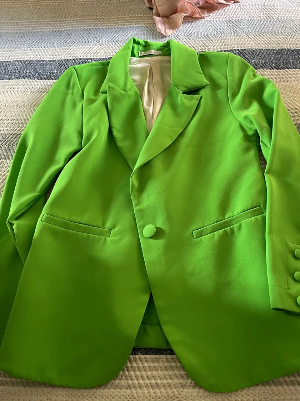 Blazer verde vibrante