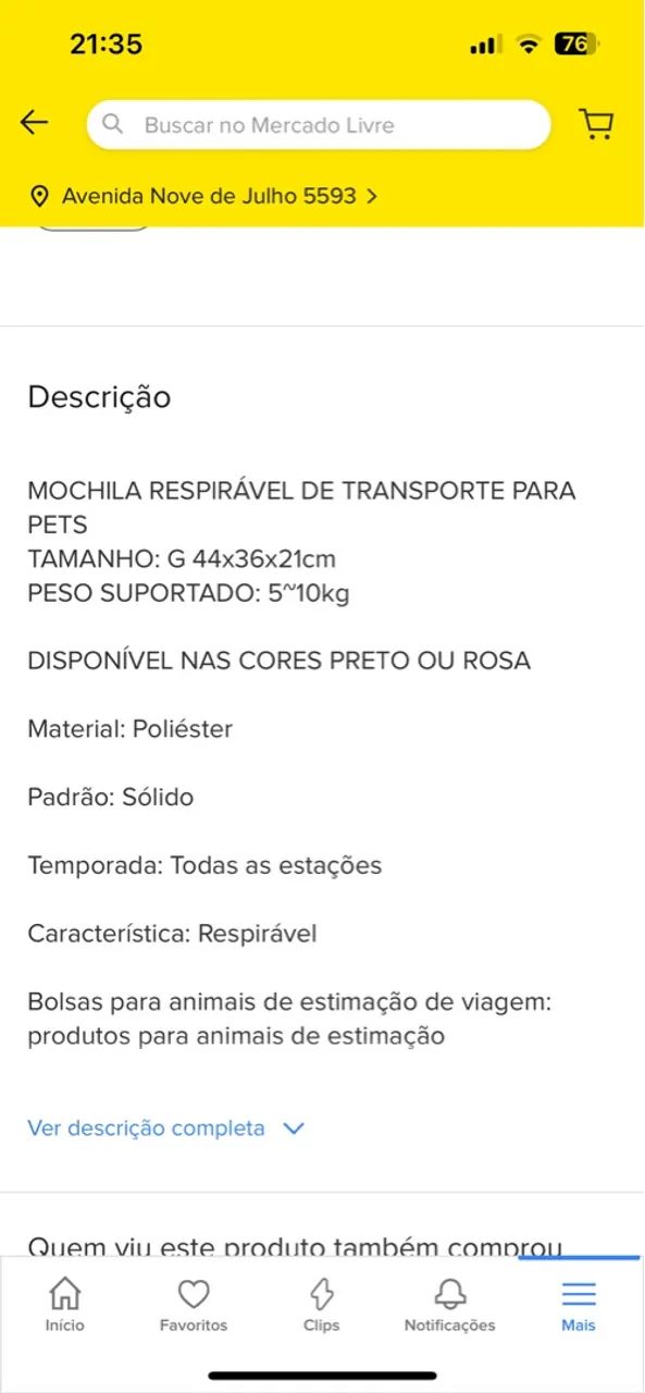 Mochila Pet para Cães Pequenos - Foto 5