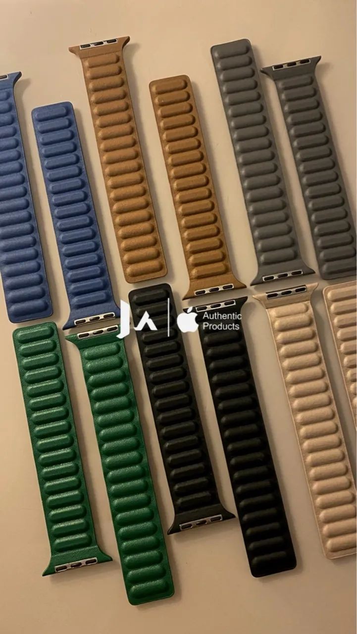 Pulseiras Apple Watch Couro Color 45mm -