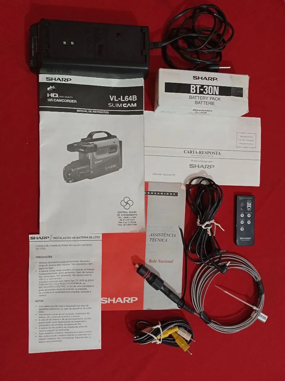 Kit Acessórios Sharp VL-L64B Slim Cam