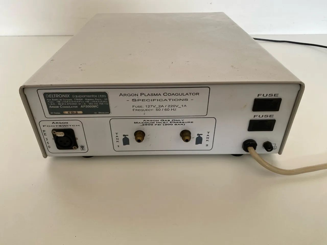 Coagulador a plasma de argônio Deltronix AP3000 MC - Foto 3