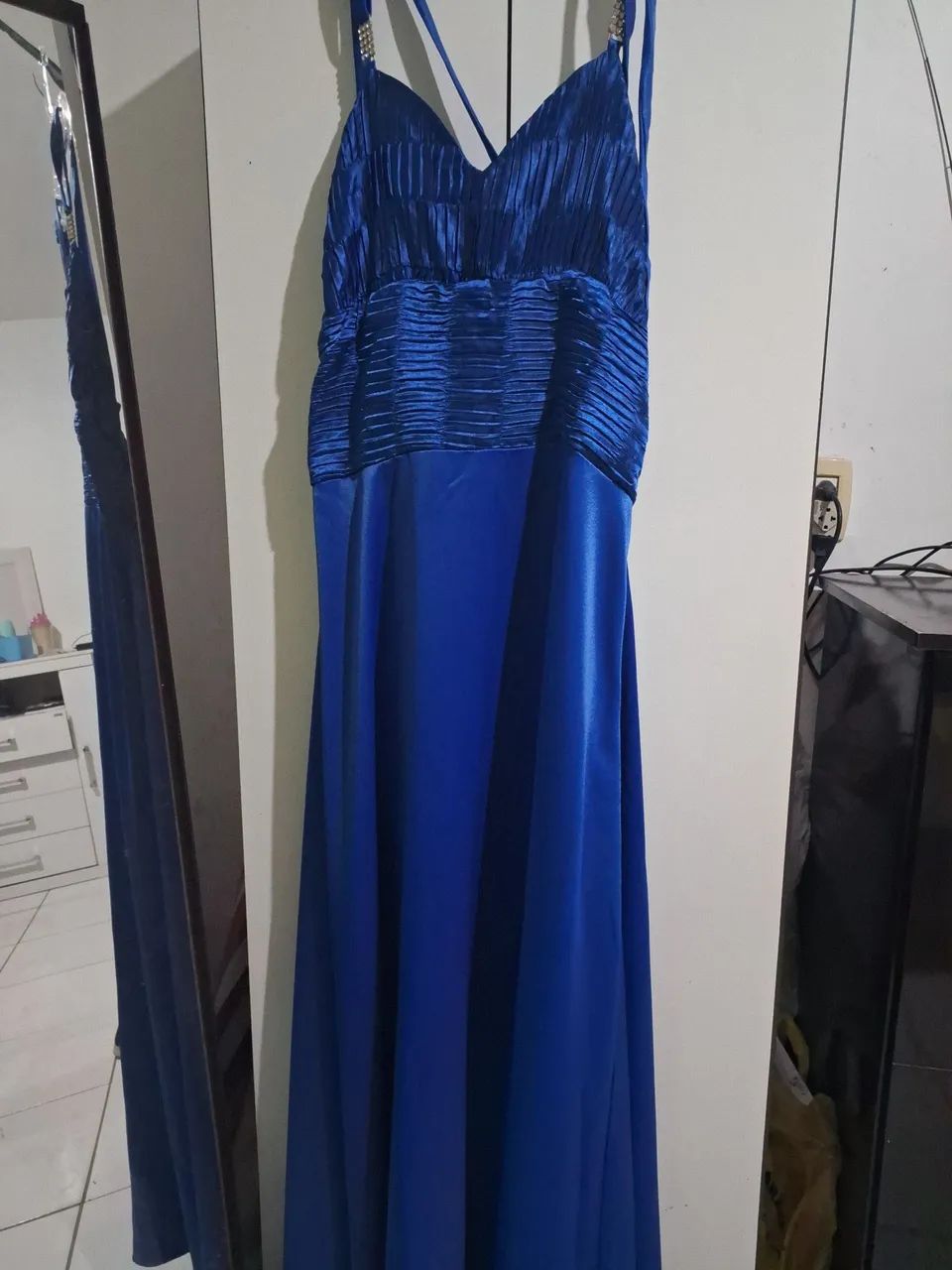 Vestido azul lindo .Foi usado um unica vez - Foto 5