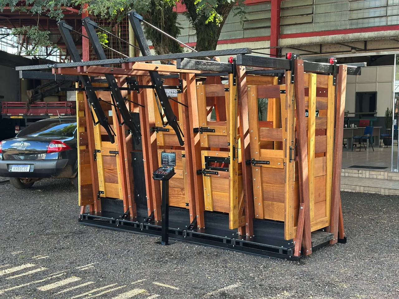 Tronco para manejo de gado