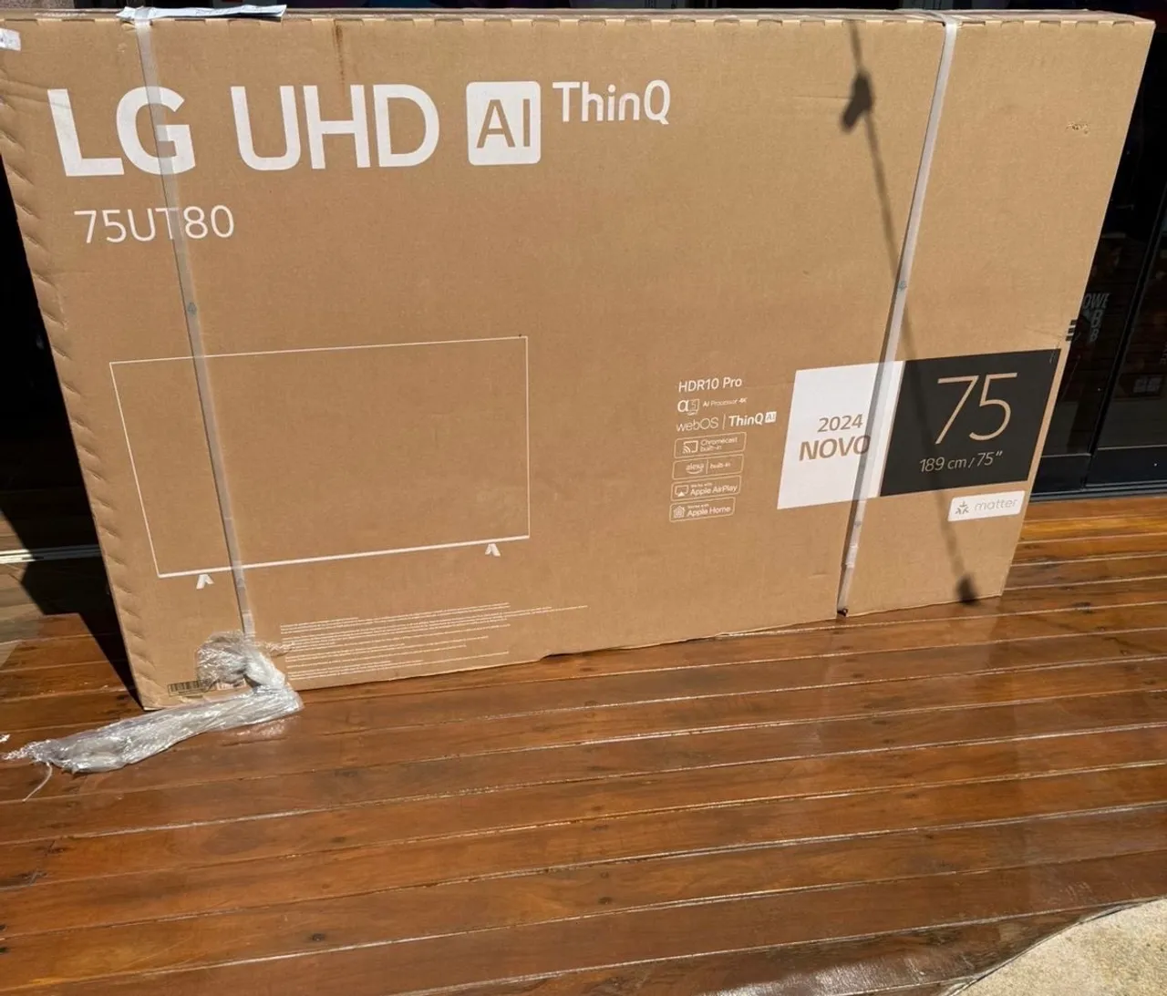 Smart tv 4k lg modelo 75ut80