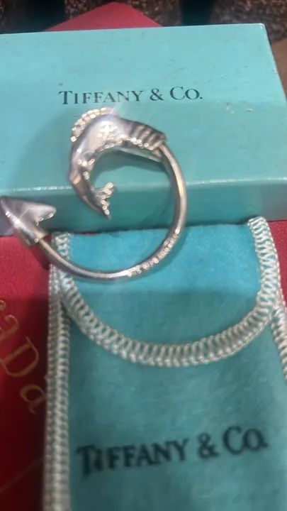 Chaveiro de Prata Esterlina Tiffany & Co. - Peixe - Foto 3