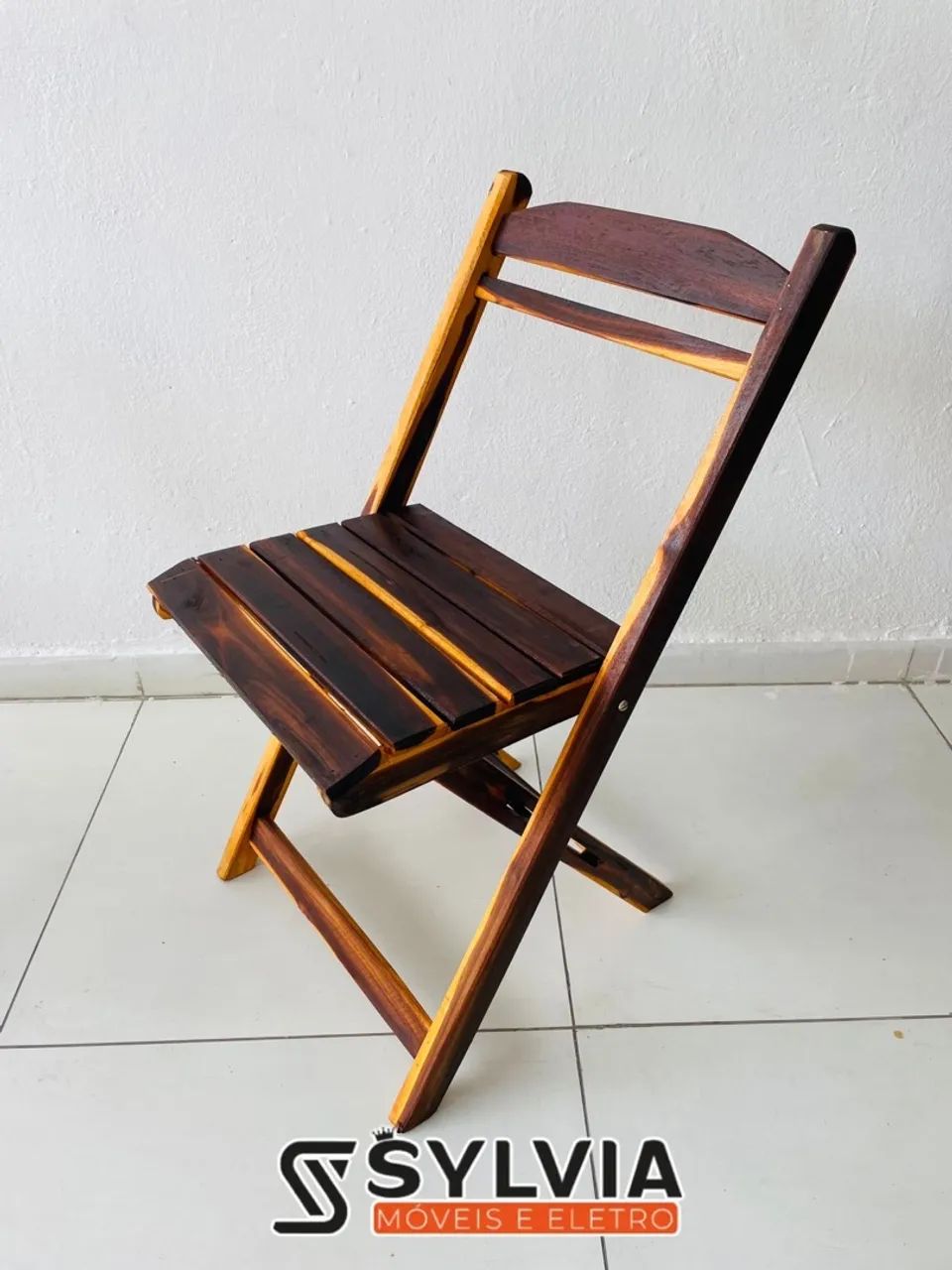Cadeiras Dobráveis envernizado  - Foto 4
