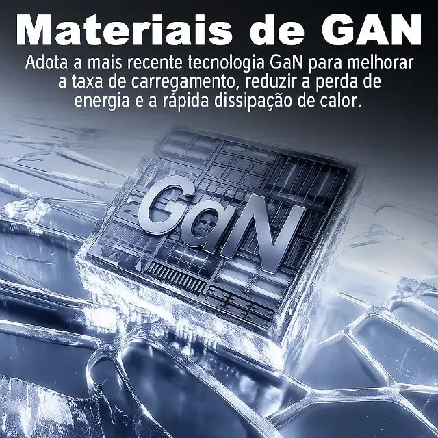 Fonte Maston Turbo Gan 210w Para Notebook Tablet E Celular - Foto 5