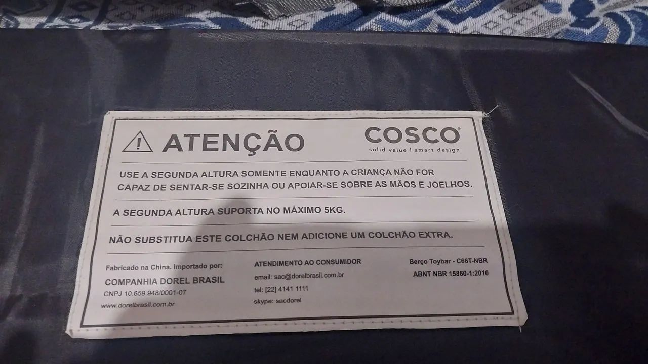 Berço Cosco desmontável  - Foto 3