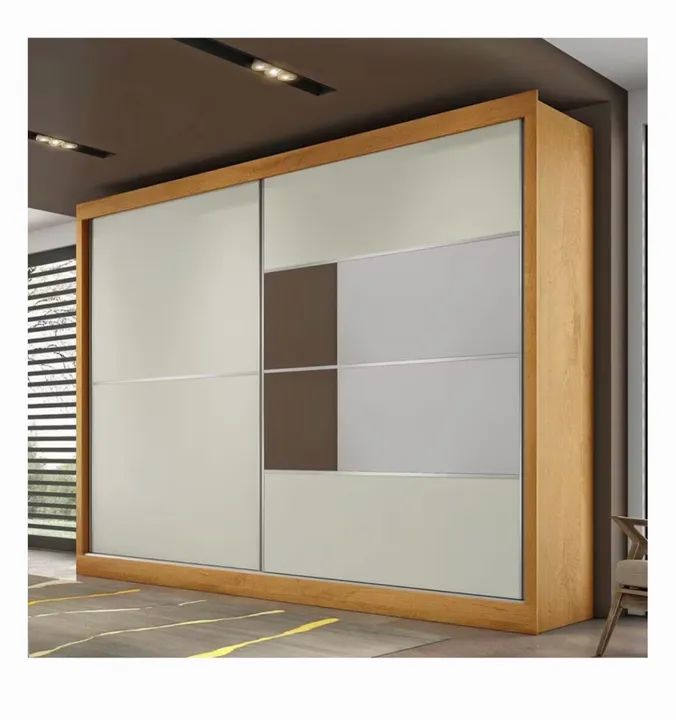 Guarda-Roupa de Casal 2 Portas de Correr - 205cm x 237cm - Foto 4