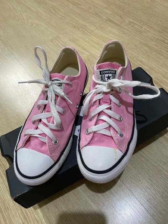 Tênis All Star infantil Rosa 33 - Original 