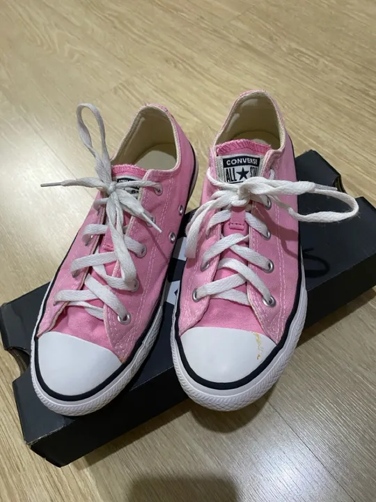 Tênis All Star infantil Rosa 33 - Original