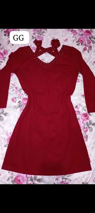 Vestido Estampado Floral com Detalhes em Dourado - Foto 2