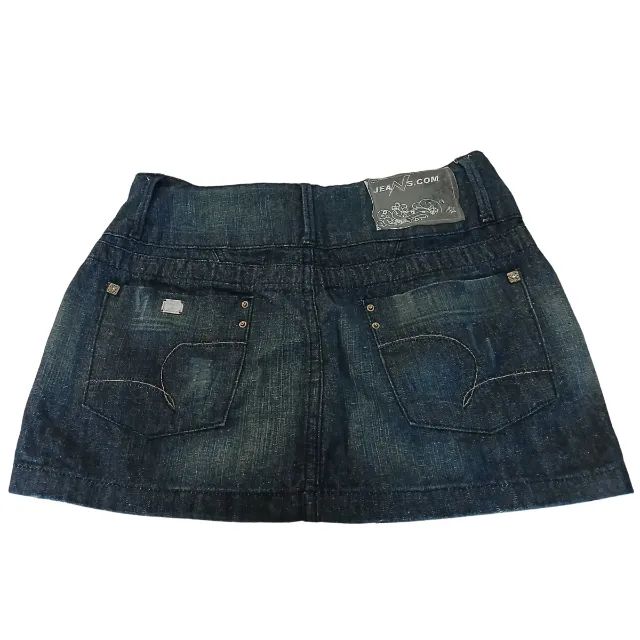 MINI SAIA JEANS FEMININA - Foto 2