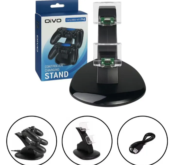Base Carregadora para Controles PS4 - NOVO