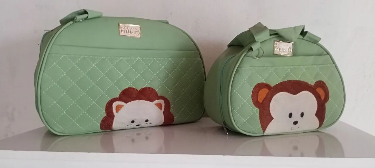 Bolsa maternidade infantil - Duas peças