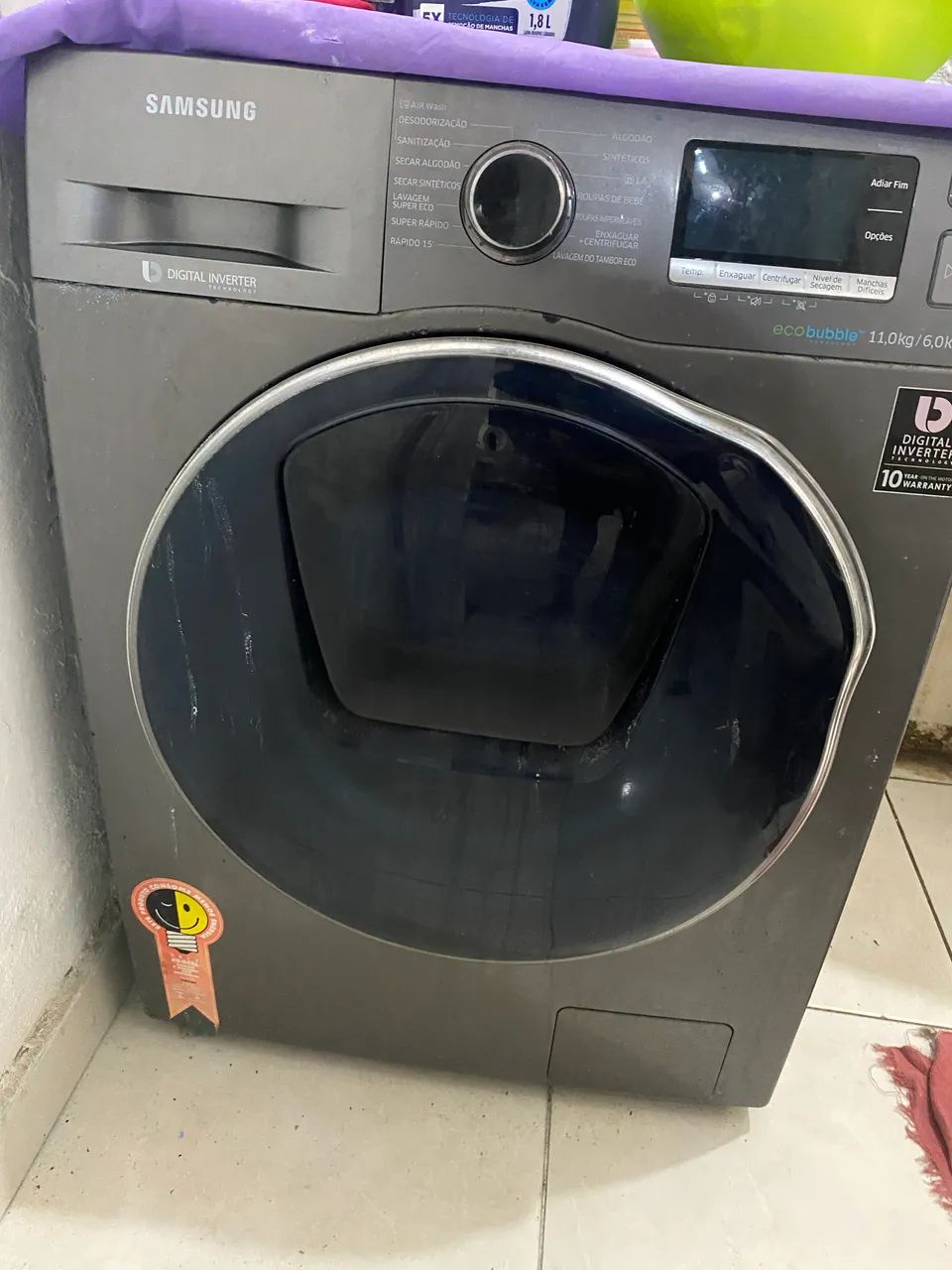 Samsung INOX Lava & Seca 11kg - Foto 2