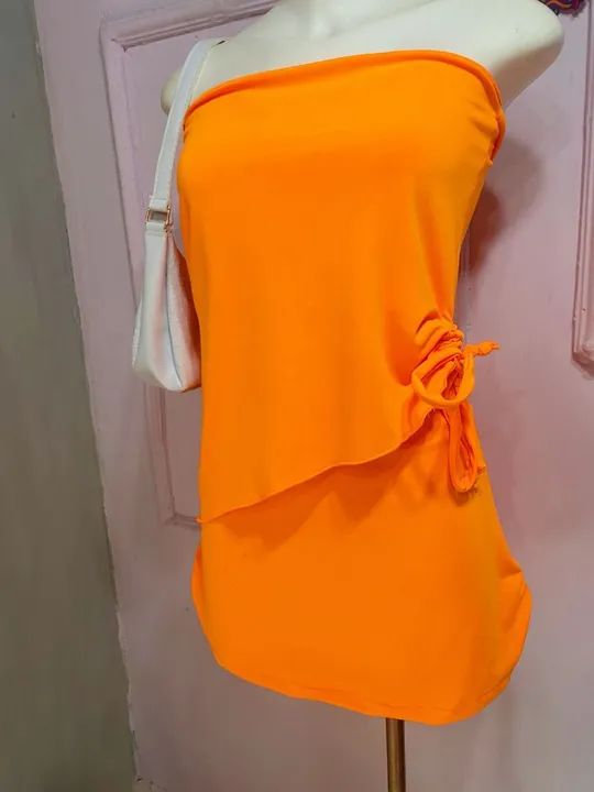 Conjunto Laranja neom Tomara que Caia - Foto 2
