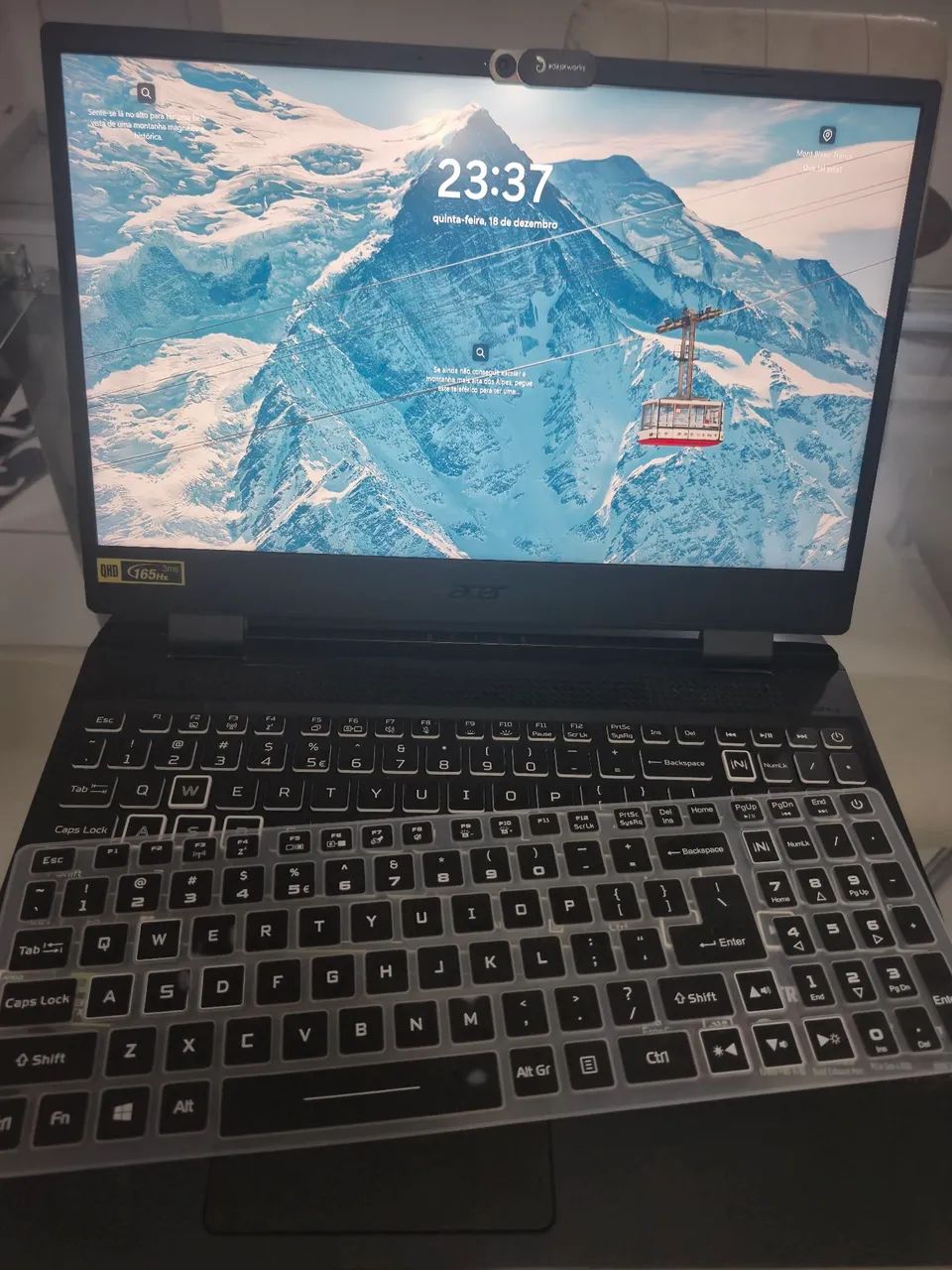 Notebook Gamer Acer Nitro 5 AN515-46 com resolução 2k, 16gb, Nvidia 3070ti e 1tb de ssd - Foto 5