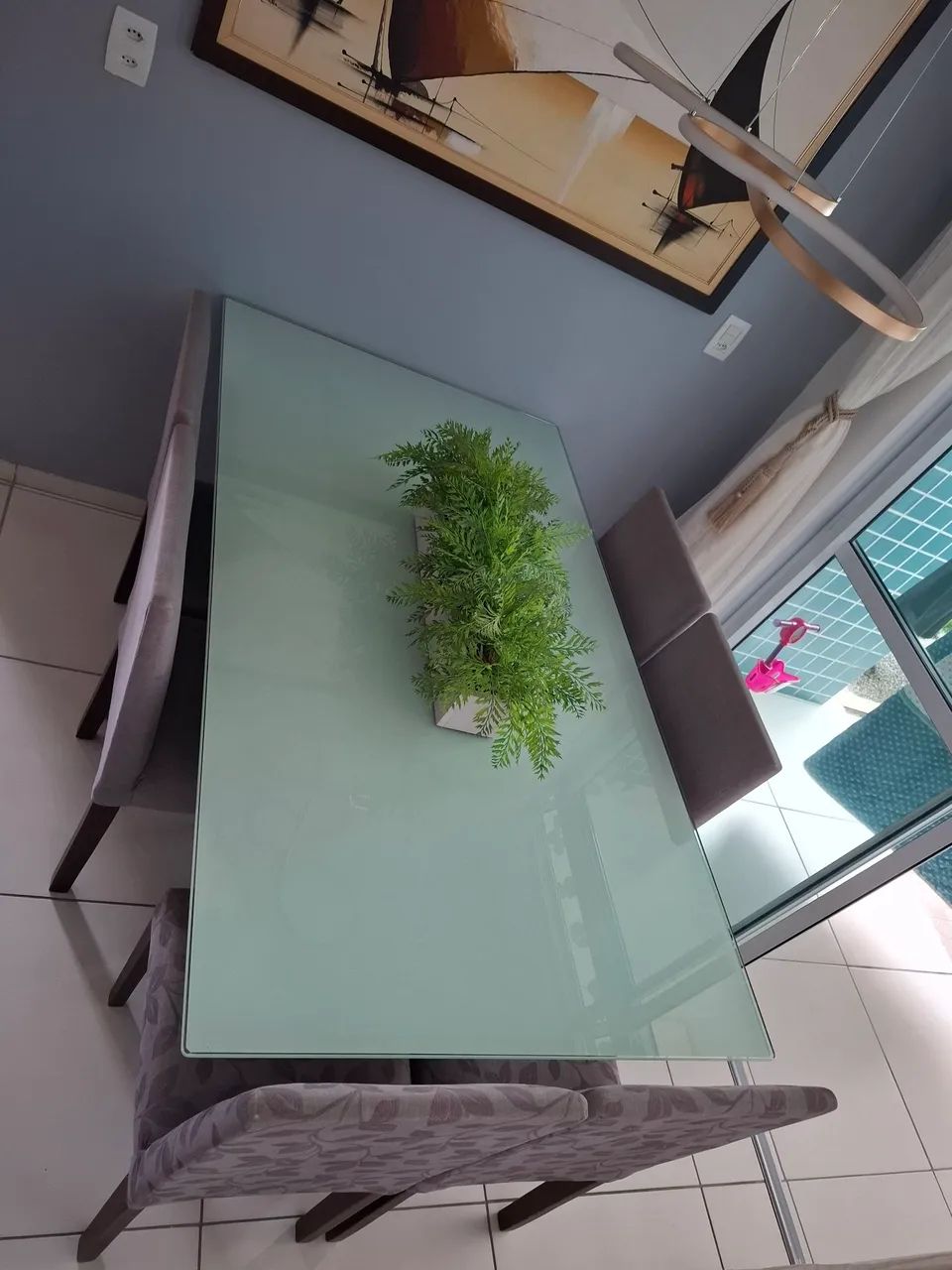 Mesa com 6 cadeiras64573993808515120