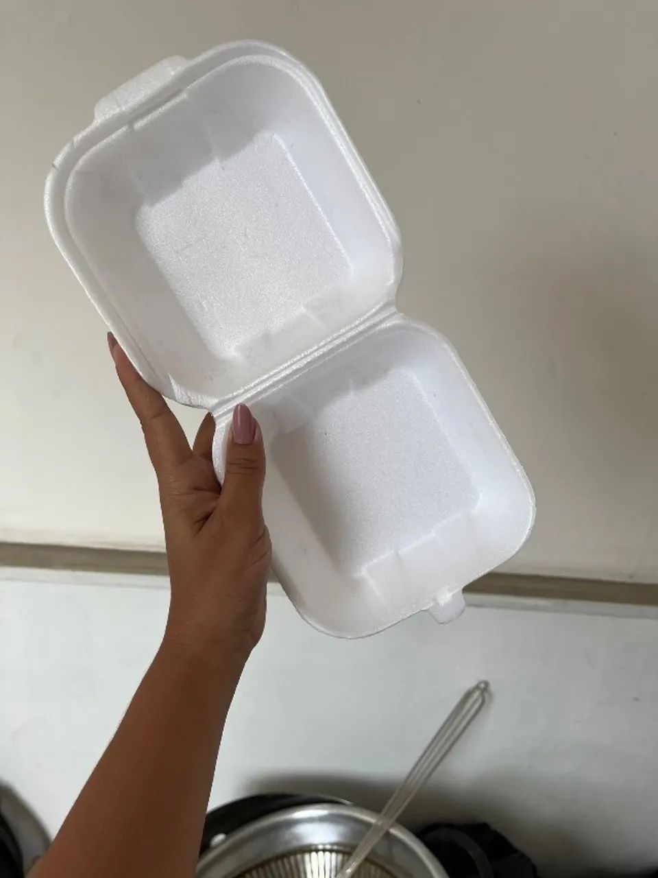 Pote lanche isopor 