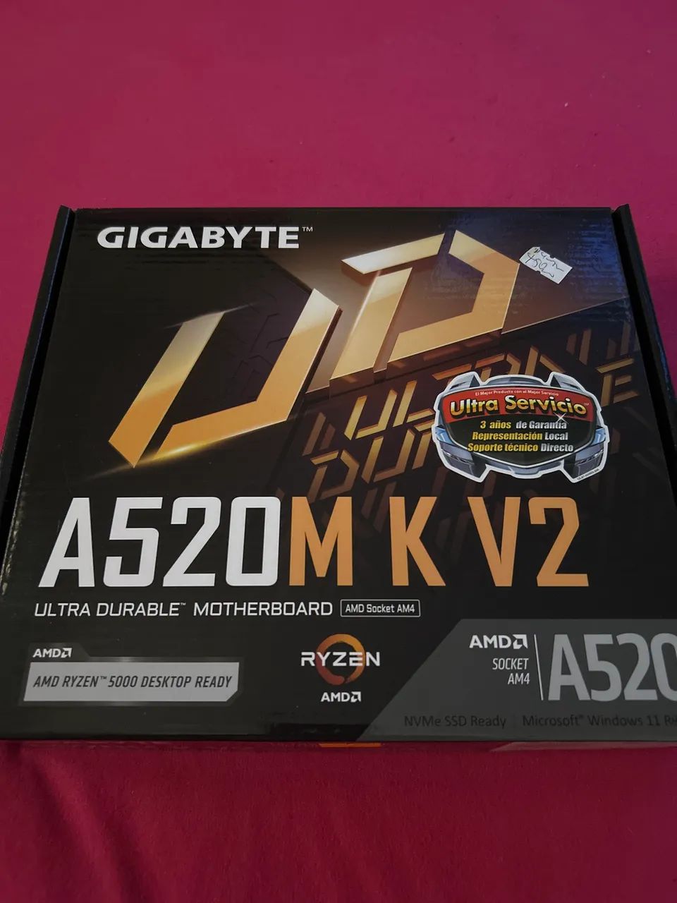 Placa mãe Gigabyte A520M K V2