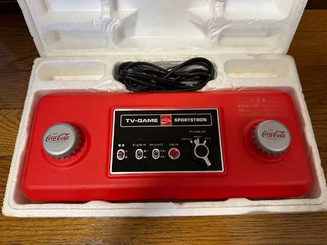 Video Game Pong -  TV-Game SportsTron Coca-Cola Edition - Item raro de 1978
