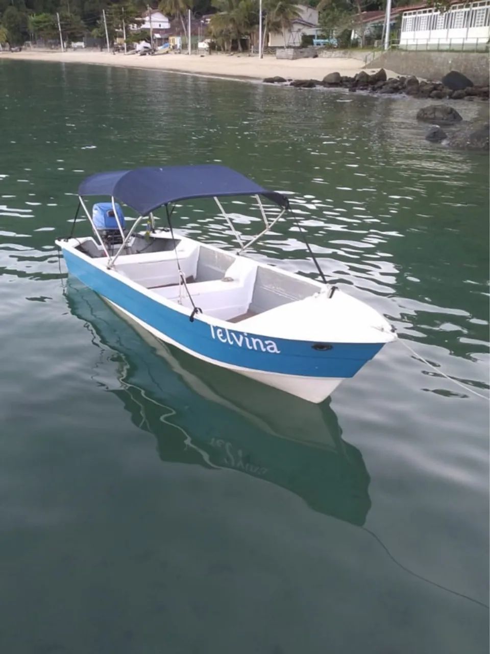 Barco de fibra - Telvina - impecável