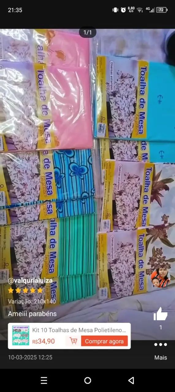 Toalhas de Mesa Polietileno - Diversas Estampas