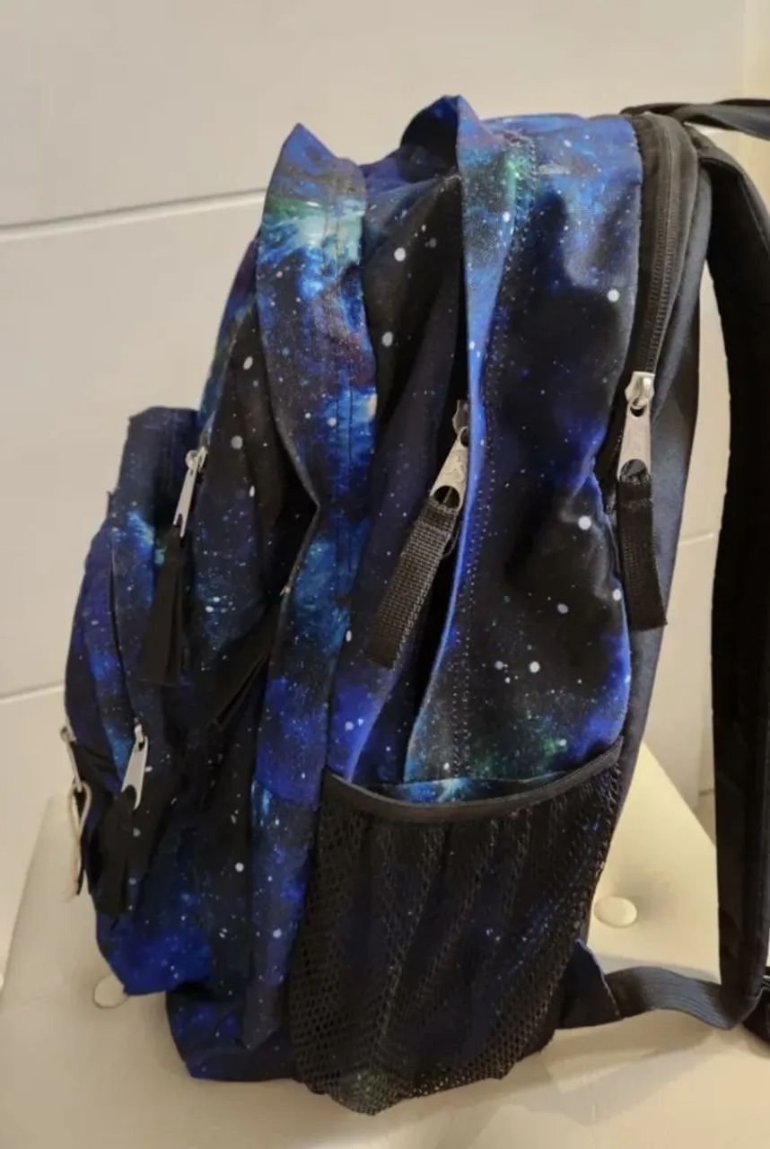 Mochila JanSport Big Student - Cyberspace Galaxy - Foto 4