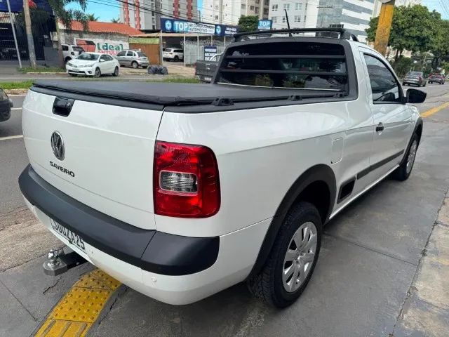 VW SAVEIRO TRENDLINE CS 1.6 FLEX 2014/2015 COMPLETA REVISADA  PNEUS NOVOS NOVISSIMA  - Foto 5