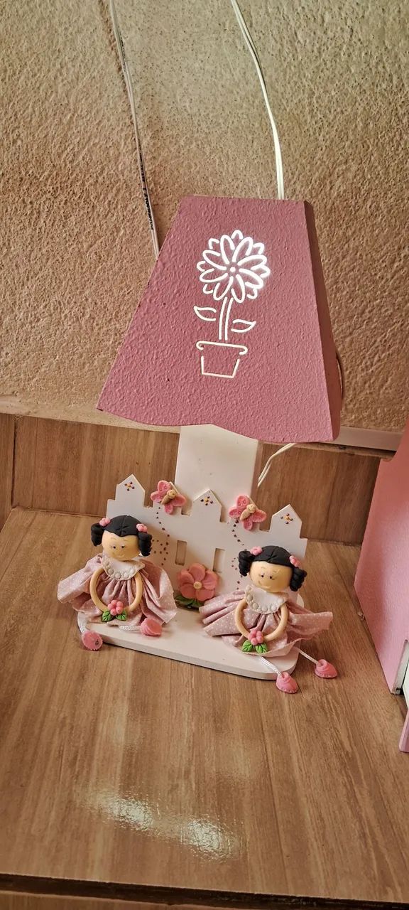 "Oportunidade " luminária com kit porta  higiene todo decorado  - Foto 4