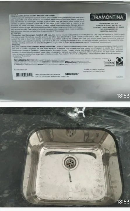 Pia de cozinha em granito Verde Ubatuba - Foto 2