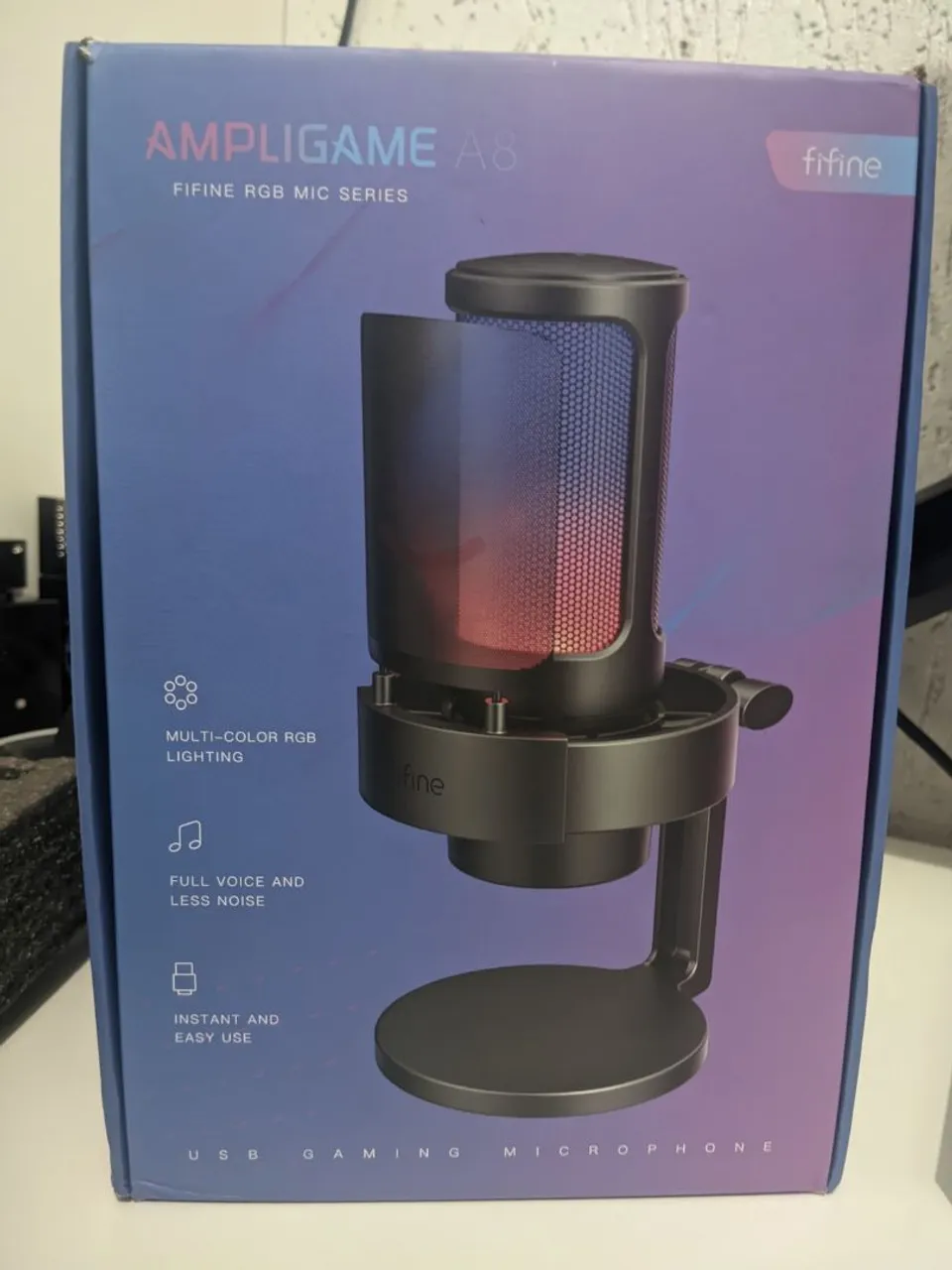 Microfone Fifine AMPLIGAME A8 RGB