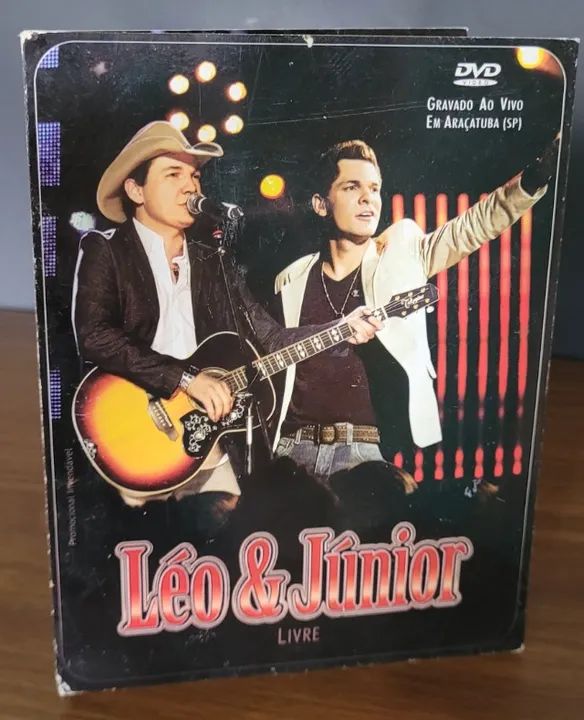 Dvd Original Leo e Junior Sertanejo AO Vivo