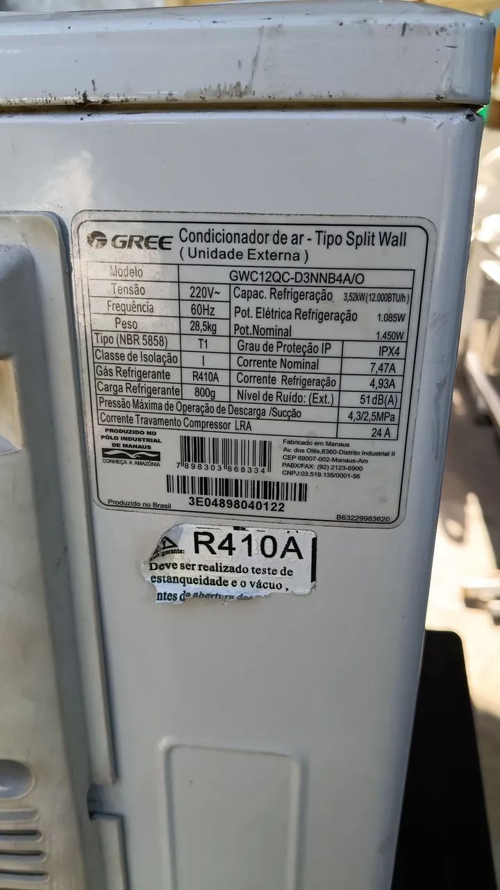 Ar-condicionado GREE 12.000 BTUS - Foto 3