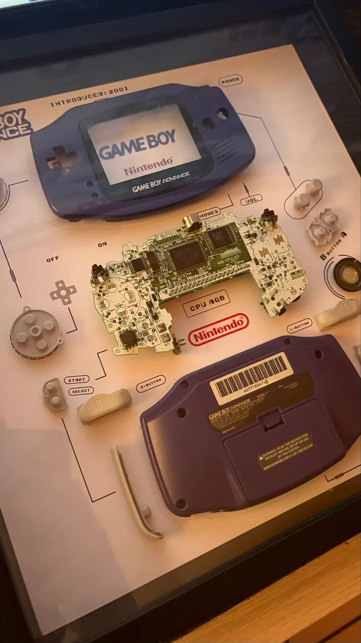 Quadro Gameboy ( game boy ) Advance - Foto 2