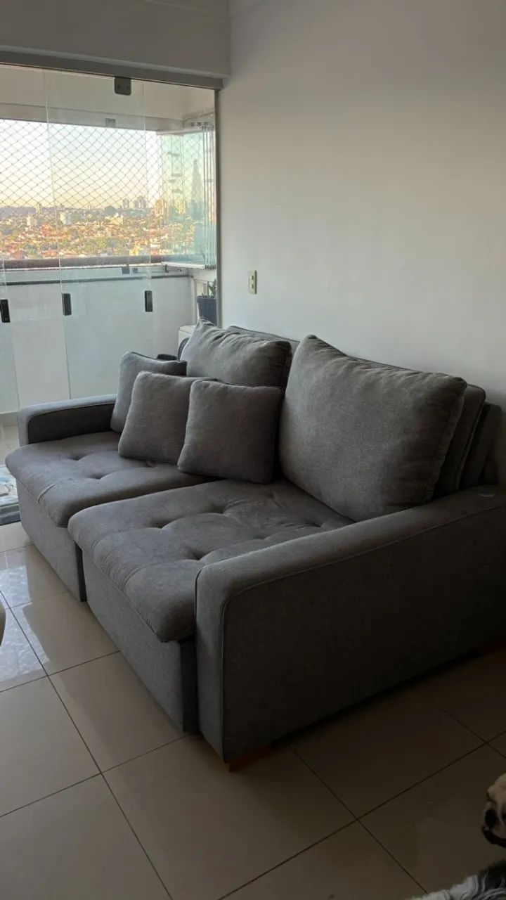 sofá retratil reclinavel 2 lugares