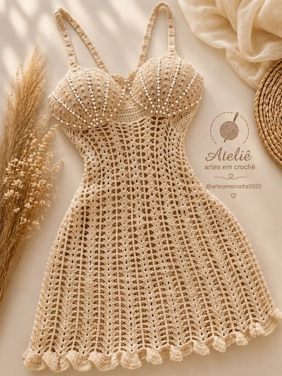 Vestidos em crochê elegantes 
