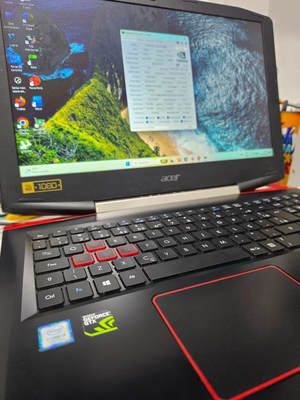 Notebook i5 acer vx15 gamer