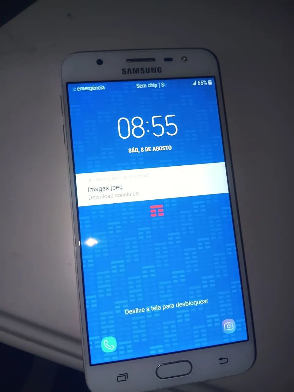 J7 prime celular bom com carregador  - Foto 3