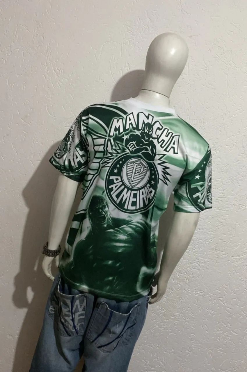 CAMISA MANCHA VERDE PALMEIRAS - Foto 2