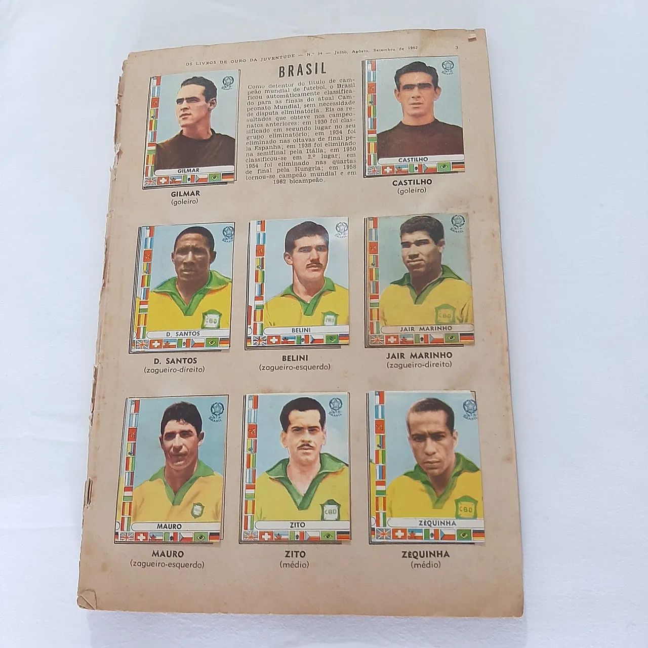 Album da copa de 1962 - Foto 4