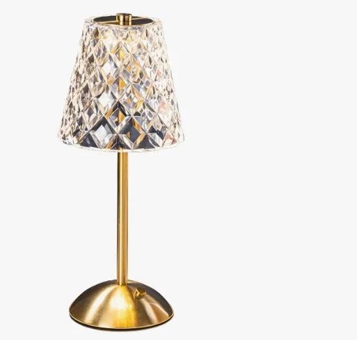 Luminária De Mesa De Cristal De Luxo Simples E Leve