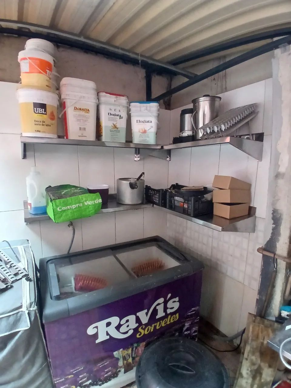 Prateleira em aço inox Alfanox 100x30 - Foto 2