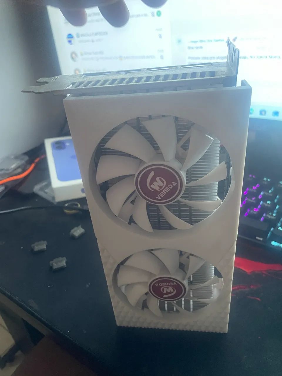 Placa de vídeo rx5600xt 6Gb white - Foto 5