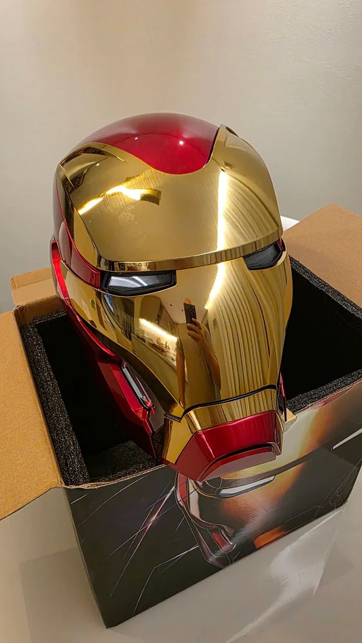 Capacete Homem de Ferro Mk50 Eletrônico com Comando de Voz - Foto 5