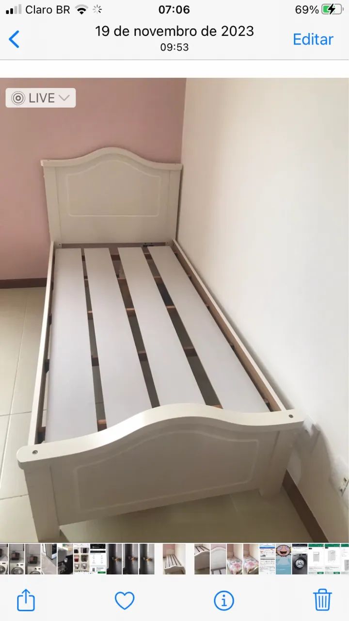 Cama e colchão solteiro  - Foto 3